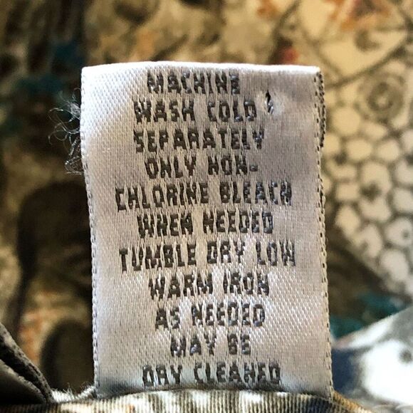 Chico’s Floral Print Cotton Jacket Size 4 - Picture 10 of 15